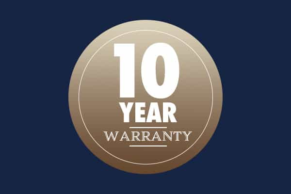 10 year warranty