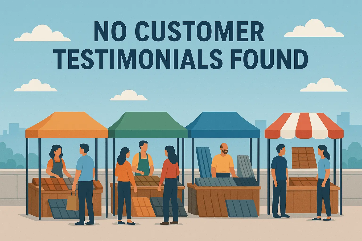 No testimonials illustration